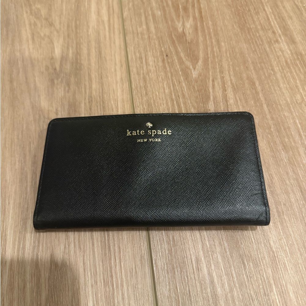 Kate Spade Classic Black Leather Wallet